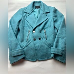 Etcetera teal jacket. Size 6